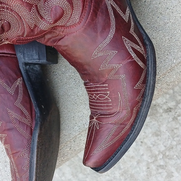 OLD GRINGO WOMEN'S NEVADA RED 13" BOOT Sz 8.5 GUC - Picture 7 of 16